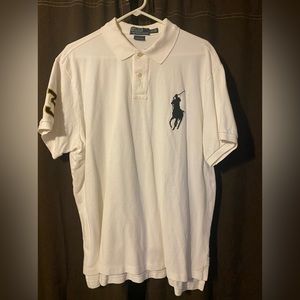 Polo by Ralph Lauren  Men’s polo shirt, white, Size XXL.  Like new